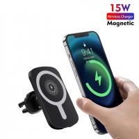 China Compatible Wireless Charging Car Holder , Magnetic Qi Car Charger 10W on sale