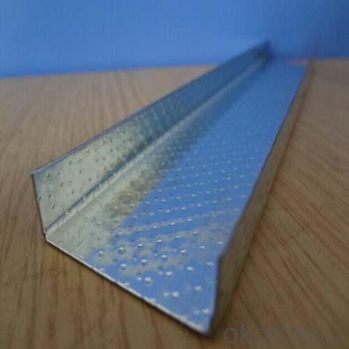 Fire Proof Galvanized Steel U Channel Perfect Construction Performance