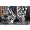 China Large Public Art Outdoor Metal Butterfly Sculpture For Urban Landscape for sale