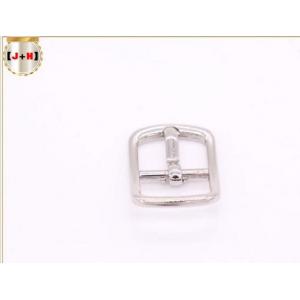 China Silver Zinc Alloy Pin Style Small Metal Strap Buckles For Ladies' High Heel Shoes supplier