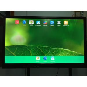 China 65 inch Interactive touch LED display large screen panel monitor cheap professional flat panel tv display supplier