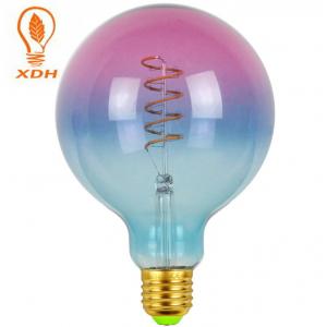 G125 E27 Coloured Filament Bulbs 4W 6W LED Filament Globe Bulb