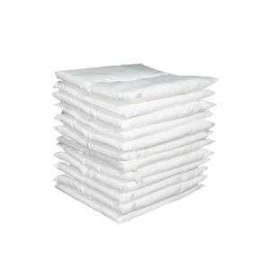 Absorbants absorbants d'huile de 35 cm x 45 cm, coussin absorbant pour hydrocarbures, pour le nettoyage des déversements de liquides à base d'huile