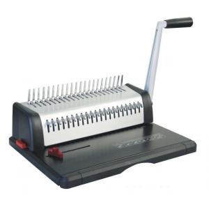 Manual 18 Sheets Perfect Spiral Comb Book Binding Machine for Reports and Presentations