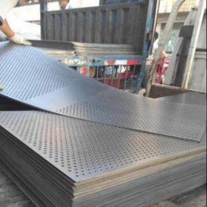 201 J1 J2 J3 J4 Smooth Anti Corrosion Perforated SS Plate 100mm For Protection