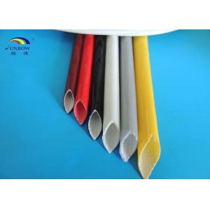 China Electric Wires Varnished Silicone Fiberglass Sleeving High Temperature Resistant supplier