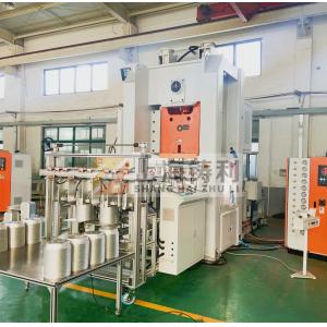 China Pneumatic Aluminum Foil Food Container Machine Fully Automatic High Speed supplier