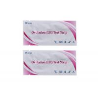 China Convenient Virgin Wood Pulp Fast Read  LH Ovulation Test Strips Easy To Use on sale