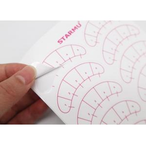 China Grafting Five Point Under Eye Eyelash Extension Sticker Lash Map Stickers For Beginner Practice Makeup supplier