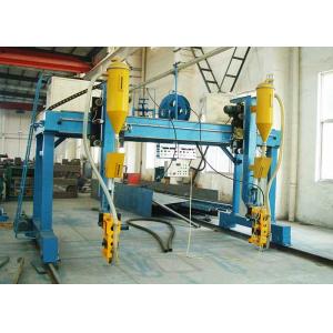 China Gantry Cantilever H Beam Welding Machine , Cross Beam Automatic Beam Welding Line supplier