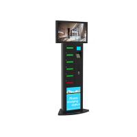 China Customized Coin Operated Multi Phone Charging Station Kiosk with 32 inch LCD Digital Signage on sale