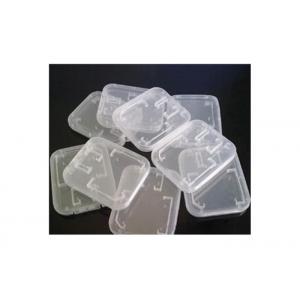 China Bulk Hard Plastic Storage Boxes For Memory Card , Transparent Micro SD Card Box supplier