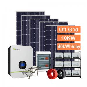 China 5kw Hybrid Solar Energy System Monocrystalline Silicon Solar Generator supplier