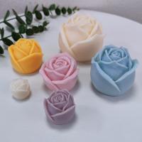 China Rose Flower Candles Molds, 3D Rose Flower Silicone Molds for DIY Epoxy Resin Casting Soap Ice Cube and Craft Decoration on sale