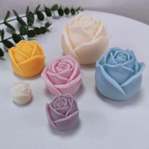 Rose Flower Candles Molds, 3D Rose Flower Silicone Molds for DIY Epoxy Resin Casting Soap Ice Cube and Craft Decoration