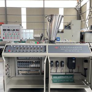 Durable Plastic Screw Extruder Machine PVC Flex Pipe Water Line