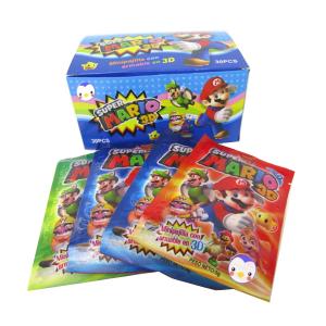 China Super Mario Tasty Candy Powder With 3D Puzzle Mixed Fruit Flavor Candy Stick Sweets supplier