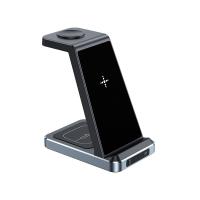 China X2 3 In 1 Type C Wireless Charging Phone Holder Dual Coil Official Samsung Fast Charger on sale