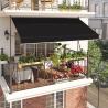 China Manual Operation Balcony Clamp Awning 300cm Wide with Hand Crank and Height Adjustable wholesale