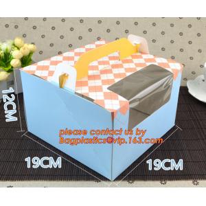 China High Quality Cupcake Cake Box Packaging,Custom Print Professional, Paper Packing Moon Cake Box Printing, bagplastics pac supplier