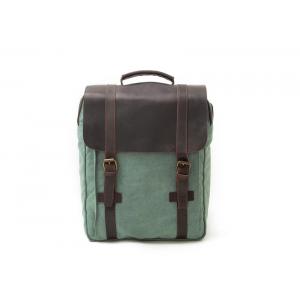 CL-500 Blue Hot Sale Vintage Canvas and Leather Backpack