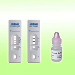 ISO13485 Malaria Test Card Colloidal Gold Rapid Test Malaria Antigen Card Test