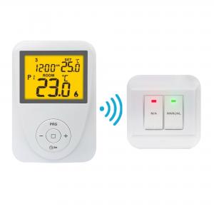 China 7 Day Programmable 868MHZ Wireless RF Room Thermostat For Water Heater supplier