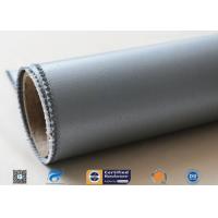 China 900Gsm 0.9mm Silicone Coated Fiberglass Fabric , Heat Resistant Silicone Coated Glass Cloth on sale