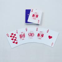 China 54pcs Waterproof Plastic Playing Cards With Normal Tuck Box Enterprise Advertise Playing Cards on sale