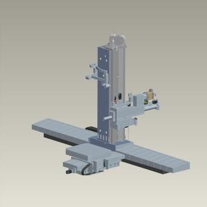 Máquina de trituração DBM1250/1000/1820 furando, CNC aborrecido horizontal automático do moinho