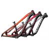 Red / Orange Hardtail Mtb Bike Frames , 27.5 Inch Aluminum Alloy Bike Frame