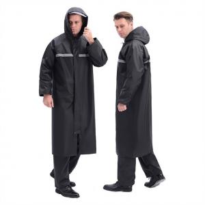 Fashion Long Rain Coat Jacket, Rainwear, Rain Jacket Lightweight Raincoats Windbreaker for Men Women