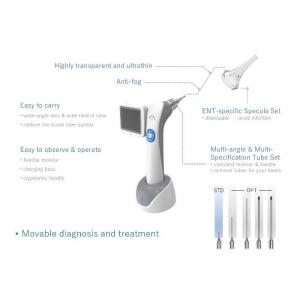 Portable Video Otoscope Resolution 640 X 480 3 Inch LCD Monitor Digital Inspection 3 Lenses Optional