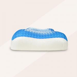 Moisture Absorption Gel Memory Foam Pillow Breathable Property For Pressure Point Relief