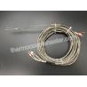 China K Type Dual Thermocouple RTD With Metal Transition And Fiberglass Leads wholesale