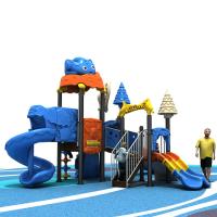 China Customized Outdoor Playground Slide Children Amusement Park Games on sale