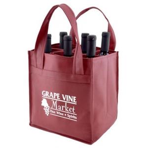 China Custom Promotional wine shopping tote fabric polypropylene laminated non woven bag, Manufacturer of pp lamination non wo supplier
