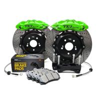 China Disc 378x32mm Brake Kit 6 Piston Caliper With 4 Piece Rotor Big Brake Kit For Acura CL 1997-1999 on sale