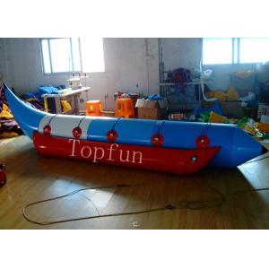 0.9mm PVC Tarpaulin Inflatable Fly Fishing Boats banana boat for jet ski