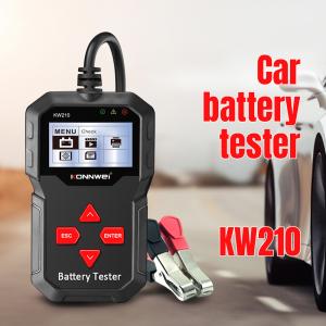 China LCD Screen Auto Car Battery Tester 12V With Printer For Gas Diesel Car supplier