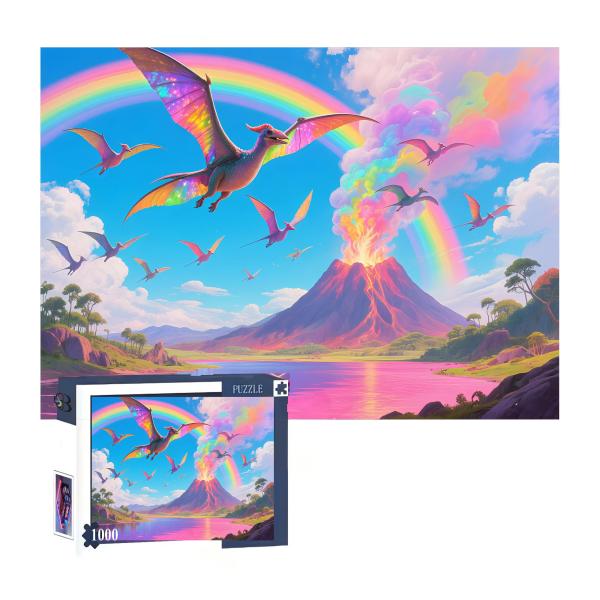 教育用ゲームのための1000枚組のカスタムプリントパズル