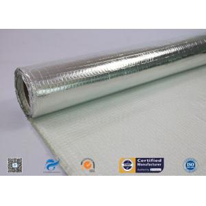 China One Side Heat Reflective Aluminum Foil Coated Fiberglass Fabric supplier