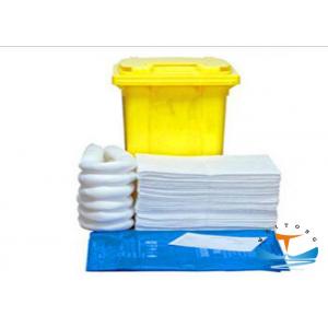 Pp Oil Spill Kit , Fuel Spill Kit For Oil Pollution Control Emergency