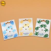 China Logo Hot Stamping Paper Header Cards For Hanging Brooch on sale
