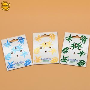 China Logo Hot Stamping Paper Header Cards For Hanging Brooch supplier