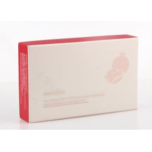China Elegant Rectangle Paper Flip Boxes Cardboard Tube Packaging CMYK / Pantone Color supplier