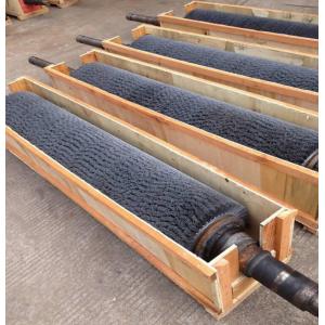 Abrasive Wire Polishing Derusting And Grinding Heavy Brush Roller For Steel Plate Factory