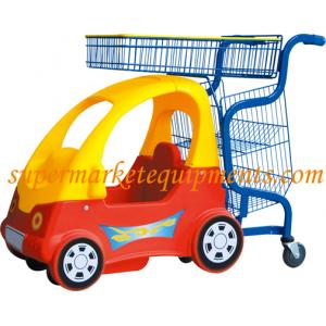 China Metal Multicolor Kids Shopping Trolley Cart For Supermarket wholesale