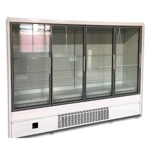 China 4 Glass Door Upright Refrigerator supplier
