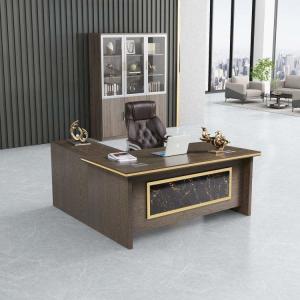 L Shape Modern Style Desk Melamine Board Material For Officeworks ODM